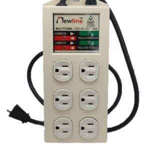 MULTITOMA DE 6 SERVICIOS CON SUPRESOR DE PICOS