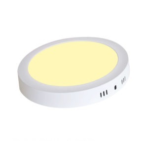 PANEL LED REDONDO DE SOBREPONER LUZ CALIDA
