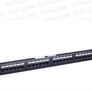 PATCH PANEL CAT5E DE 24 PUERTOS SURLINK