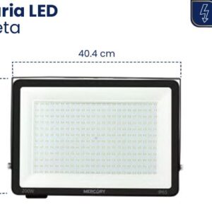 REFLECTOR LED 200W LUZ BLANCA