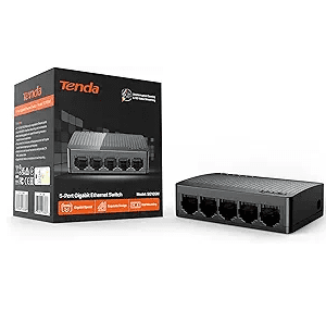 SWITCH DE 5 PUERTOS GIGA TENDA